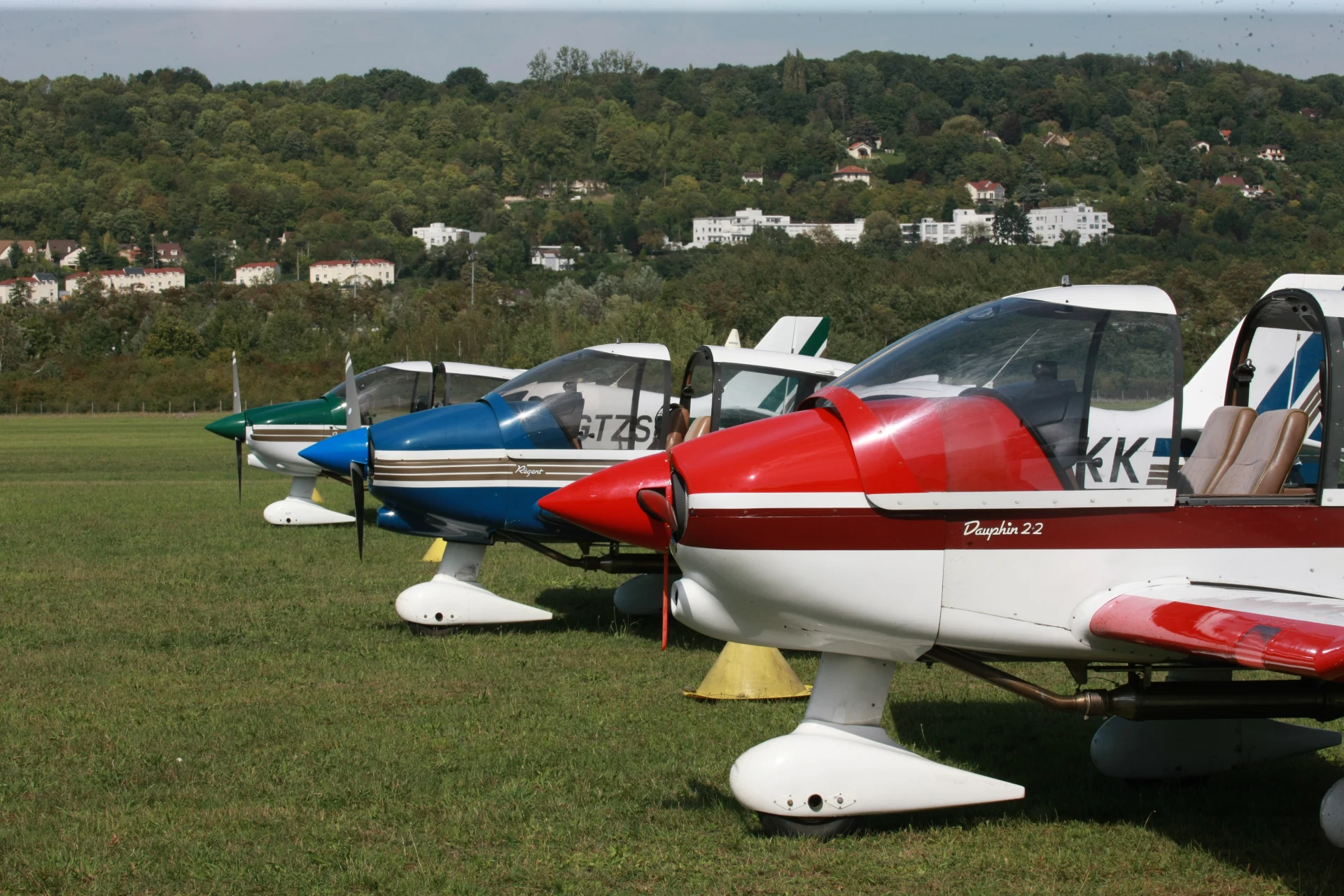 Avions alignés